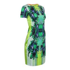 Elie Tahari‎ Angie Tropical Printed Sheath Dress Womens Size 12